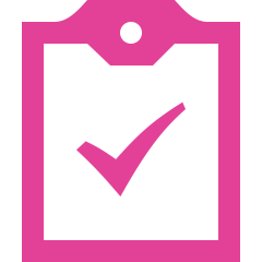 Clipboard icon symbolizing survey participation for postpartum depression study