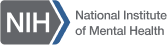 NIH National Institute of Mental Health logo, supporting mental health research and initiatives, including the MomGenes postpartum depression study.